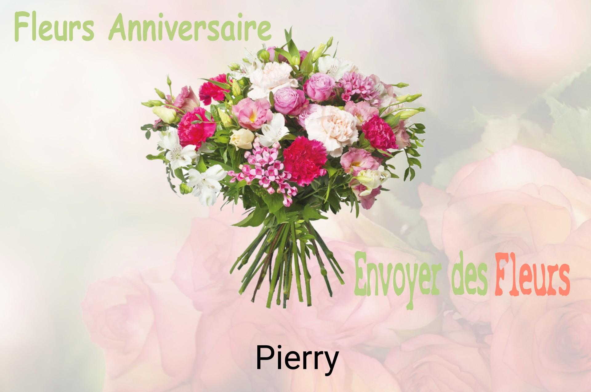 Bouquet de fleurs d’anniversaire livré à Pierry